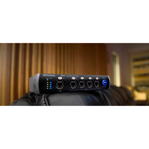 PreSonus 5-port Audio Video Bridging Switch w/ PoE 
