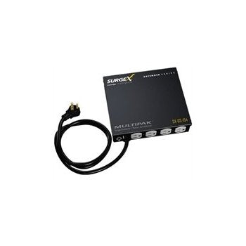 SurgeX SX-DS-154 Defender Series MultiPak 4-outlet Surge Protector / Power Conditioner