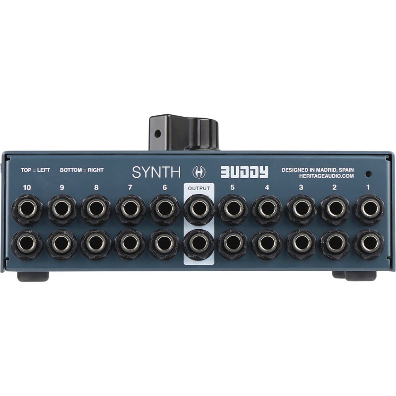 Heritage Audio Synth Buddy Passive 10-to-1 Stereo Passive Desktop Switch 