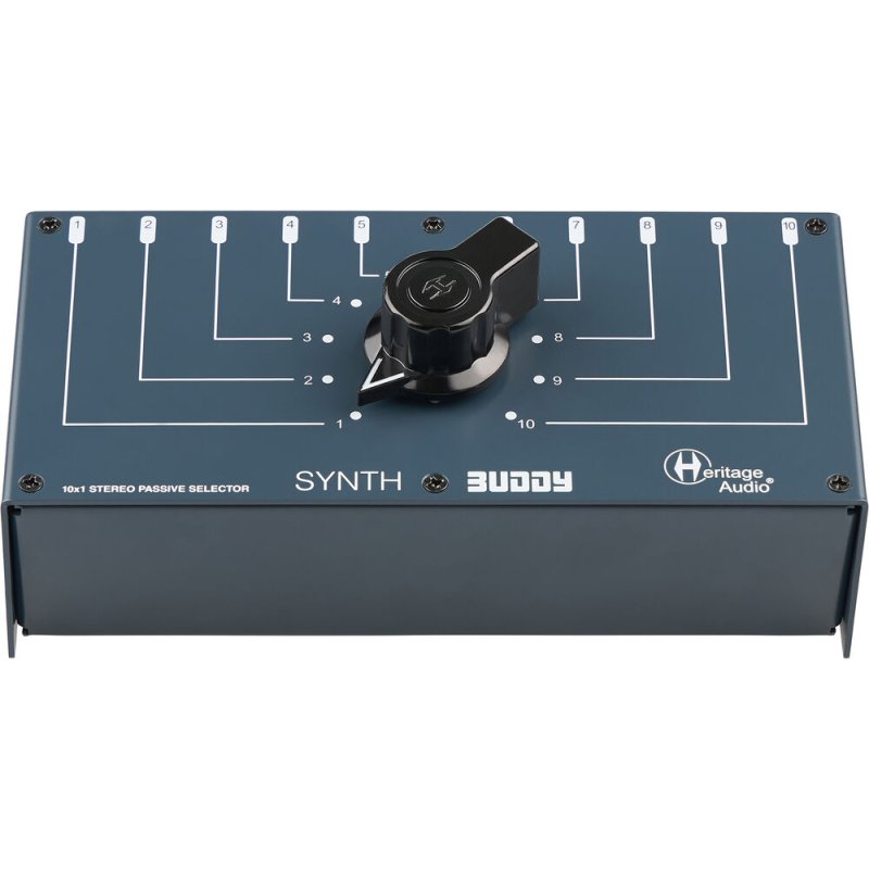 Heritage Audio Synth Buddy Passive 10-to-1 Stereo Passive Desktop Switch 