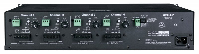 Ashly TRA4075 TRA Multi-Mode Amplifier 