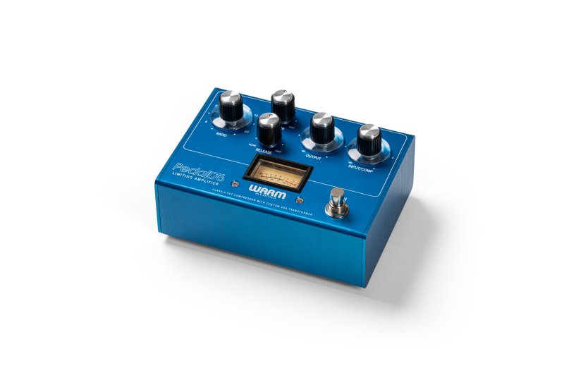 Warm Audio All-Analog Transformer-Balanced FET Compressor Pedal, Limited Edition Blue 