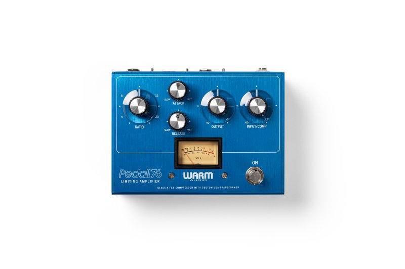 Warm Audio All-Analog Transformer-Balanced FET Compressor Pedal, Limited Edition Blue 