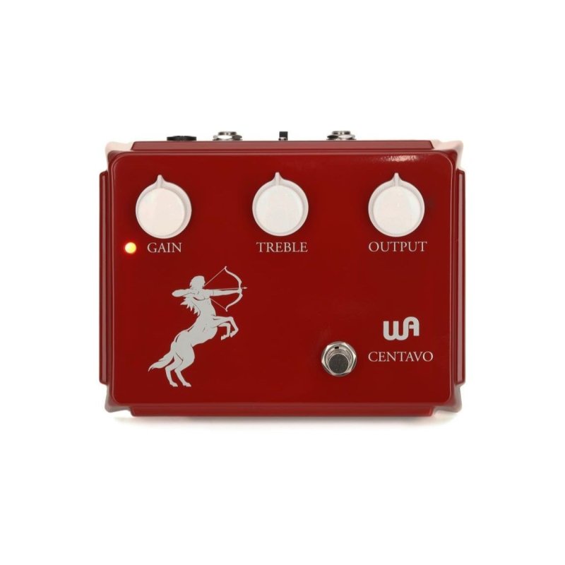 Warm Audio Centavo Professional Overdrive Effects Pedal, Limited Edition Red 