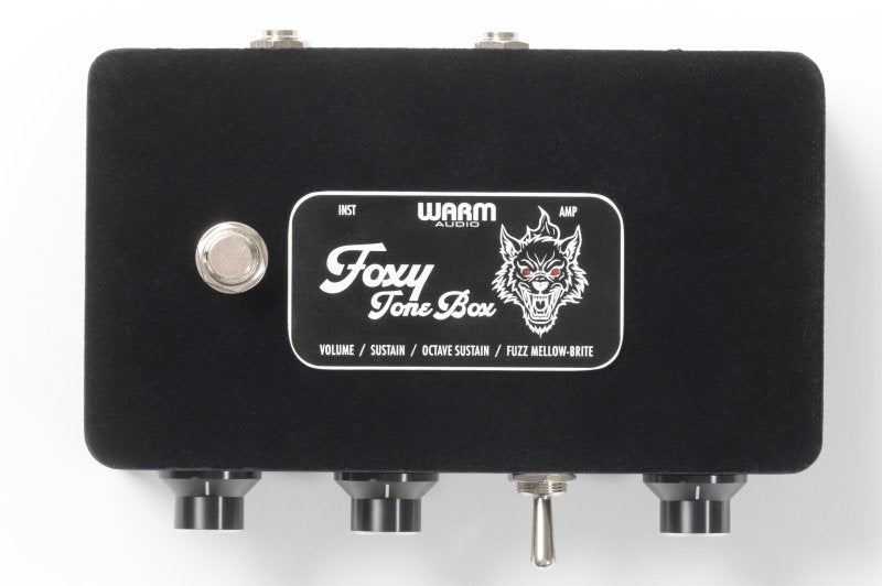 Warm Audio Wa Ftww Limited Edition Foxy Tone Box Fuzz Pedal + 9V Adapter, Werewolf Black 