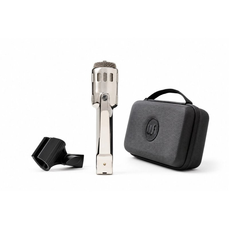 Warm Audio WA-R64C Vintage-Style Dynamic Vocal Microphone for Live Sound, Chrome 