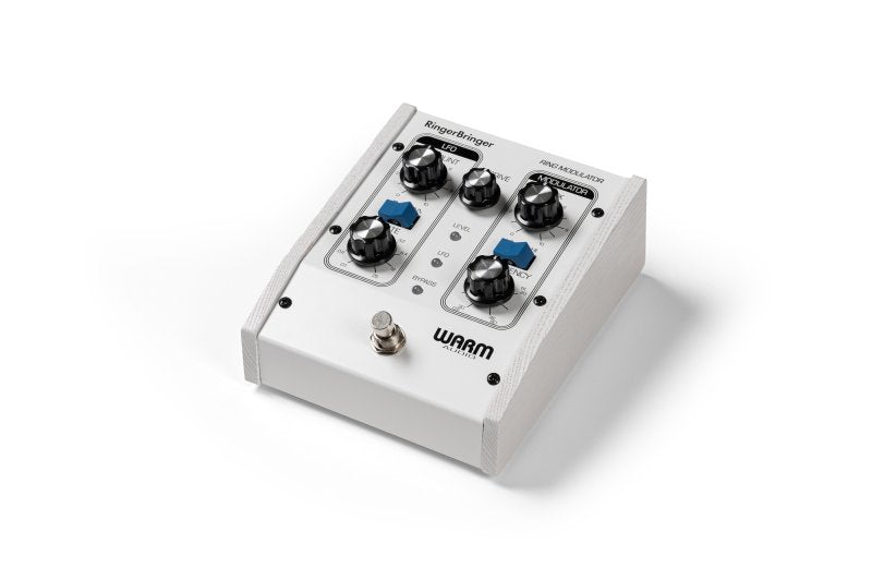 Warm Audio Analog Ring Modulation Pedal With LFO, MOD, Frequency & RATE Controls, Limited Edition White