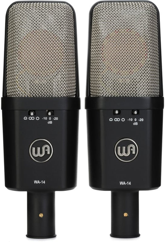 Warm Audio Large-diaphragm Multi-pattern Condenser Microphone, Stereo Pair