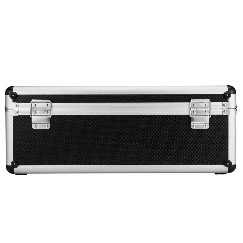 Warm Audio aluminum flight case with padded interior designed for WA-47 microphone, providing secure transport and storage.