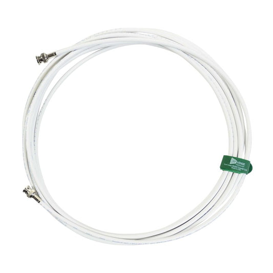 RF Venue WRG8X25 25' RG8X Coaxial Cable, White Jacket