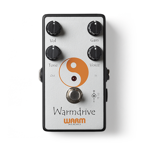 Warm Audio Warmdrive guitar effects pedal with overdrive, featuring a compact stompbox design and control knobs for tone shaping.