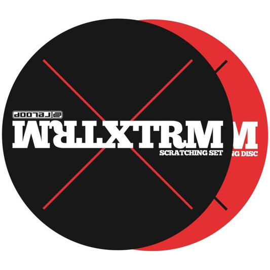 Reloop XTRM Scratching Set - Slipmat and Low Friction Disc (Pair)