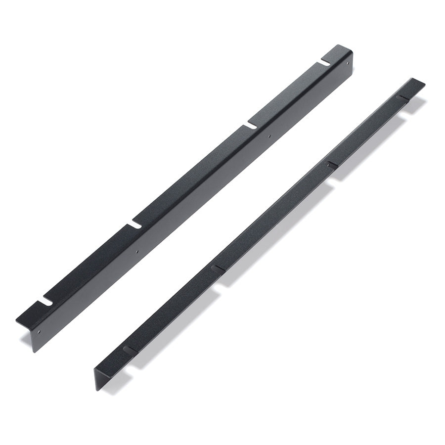 Tascam SonicView 16XP rack mount kit for Tascam SonicView Mixer Series, shown on top of the rack mount components.