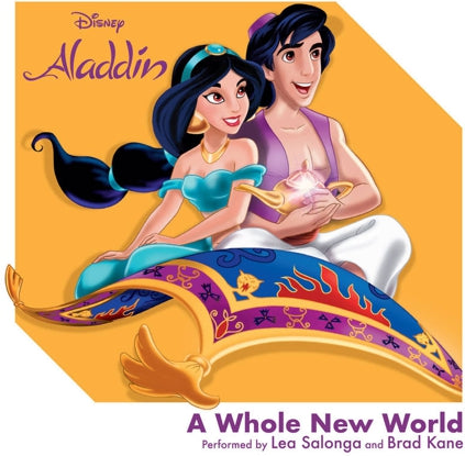 Aladdin 3-inch vinyl toy from Rectangle Triangle featuring character from A Whole New World Disney movie.