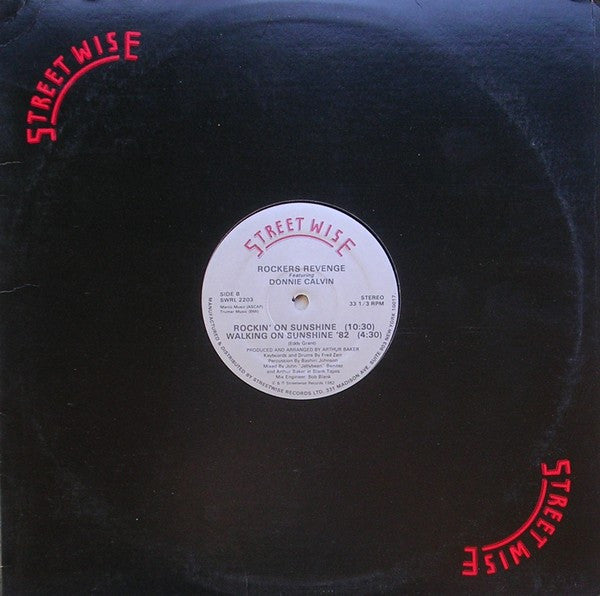 Walking On Sunshine '82 Rockers Revenge,Donnie Calvin