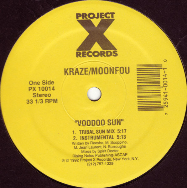 Voodoo Sun Kraze,Moonfou