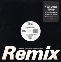 Rectangle Triangle Hot Lemonade (Remix) music album cover with vibrant artwork and bold typography.