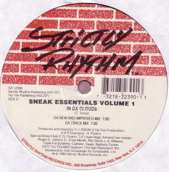 Sneak Essentials Volume 1 DJ Sneak