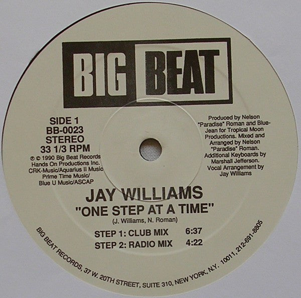 One Step At A Time Jay Williams