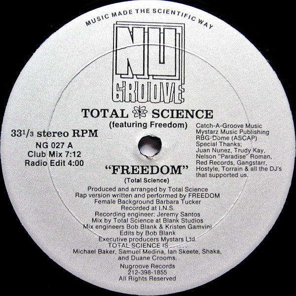 Freedom Total Science (2),Freedom Williams