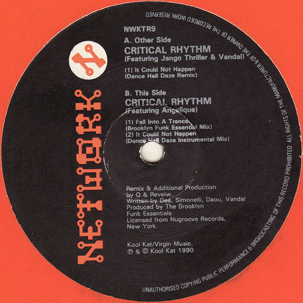It Could Not Happen (Remix) Critical Rhythm