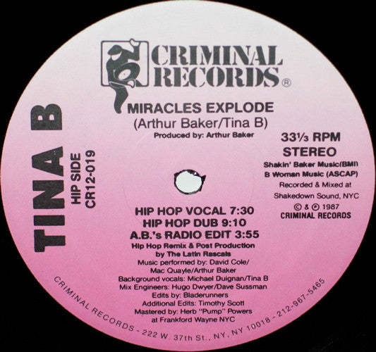 Miracles Explode Tina B
