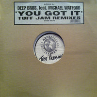 Rectangle Triangle You Got It Tuff Jam Remixes vinyl record with colorful album cover art and bold typography.