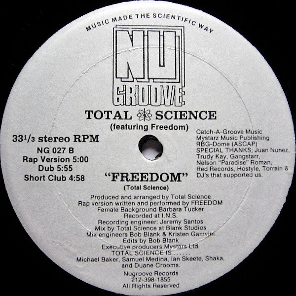 Freedom Total Science (2),Freedom Williams