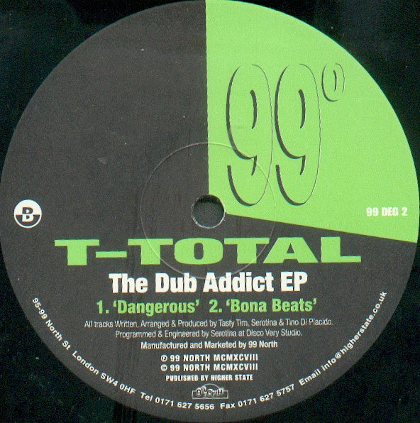 Rectangle Triangle The Dub Addict EP vinyl record with colorful abstract cover art, showcasing the album design.
