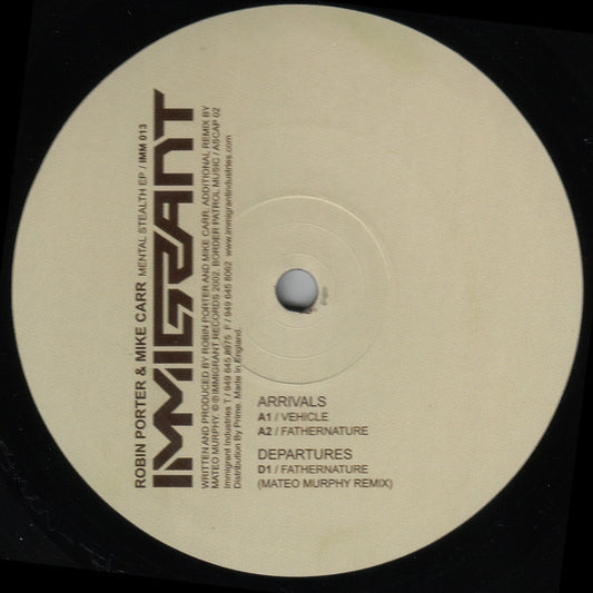 Robin Porter & Mike Carr - Mental Stealth EP