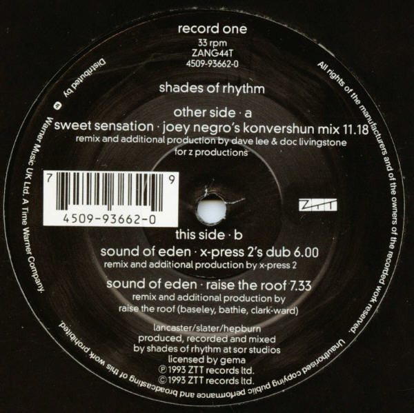 Sound Of Eden • Sweet Sensation (Remixes by Joey Negro • X-Press 2 • Raise The Roof) | Rectangle Triangle  