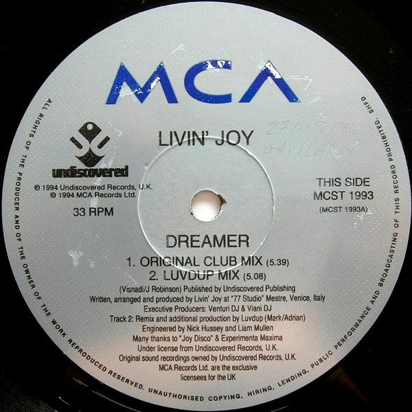 Dreamer Livin' Joy