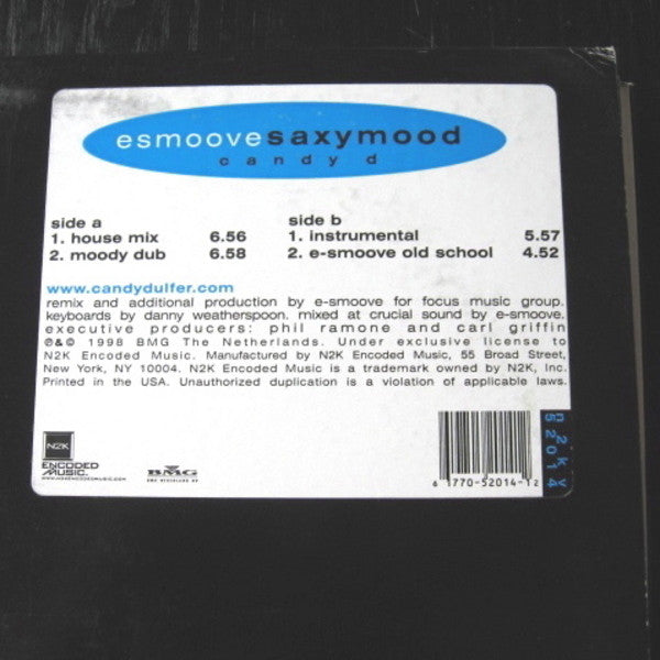 Saxymood Candy Dulfer,E-Smoove