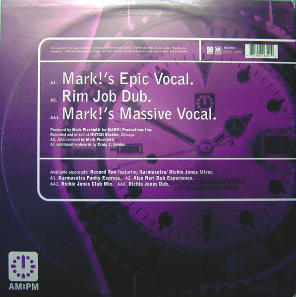 What You Want (Mark Picchiotti Mixes) Future Force