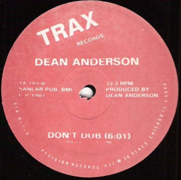 Don't Stop Dean Anderson
