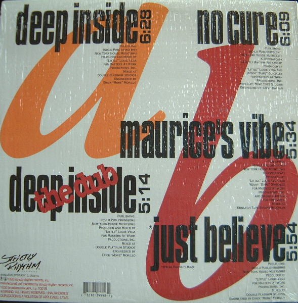 Deep Inside book by Rectangle Triangle featuring abstract cover art with dark, layered geometric shapes and muted tones.