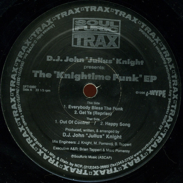 The "Knightime Funk" EP John "Julius" Knight