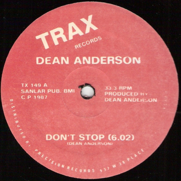 Don't Stop Dean Anderson