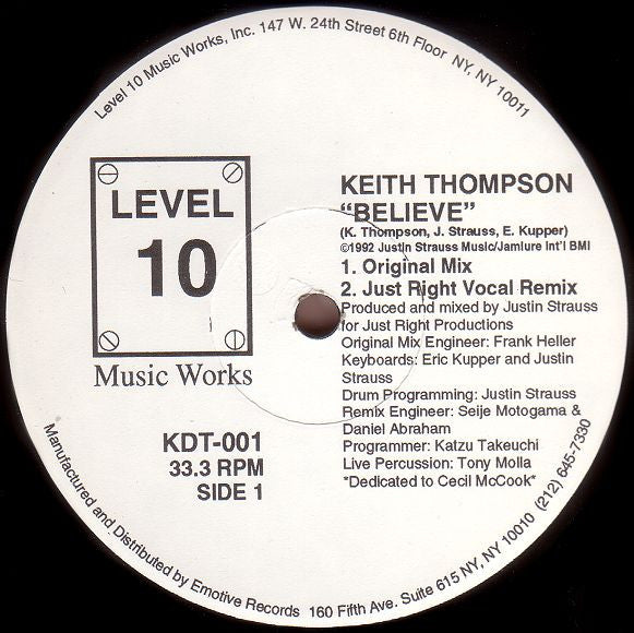 Believe Keith Thompson