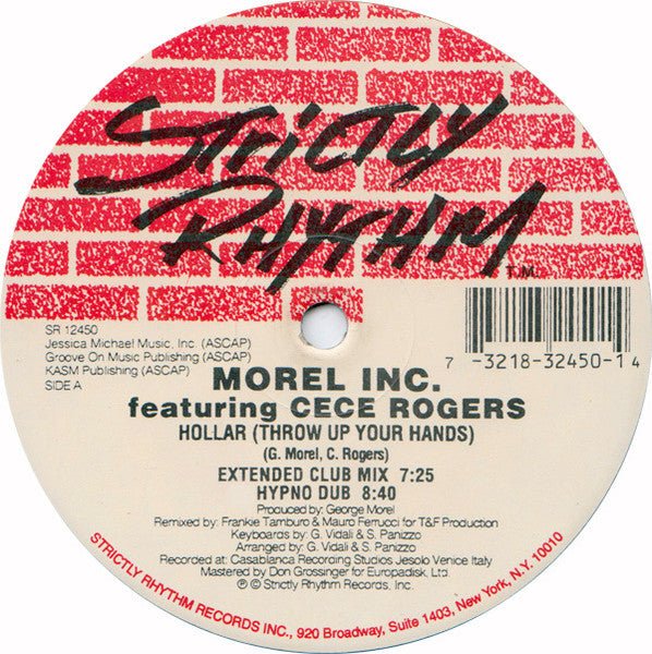Hollar (Throw Up Your Hands) (The T&F Remixes) Morel Inc.,Ce Ce Rogers