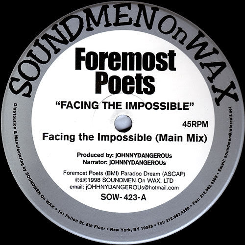 Facing The Impossible Foremost Poets