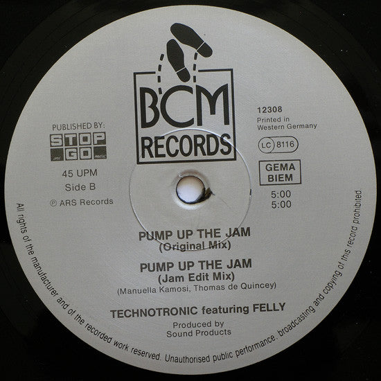 Pump Up The Jam Technotronic,Felly