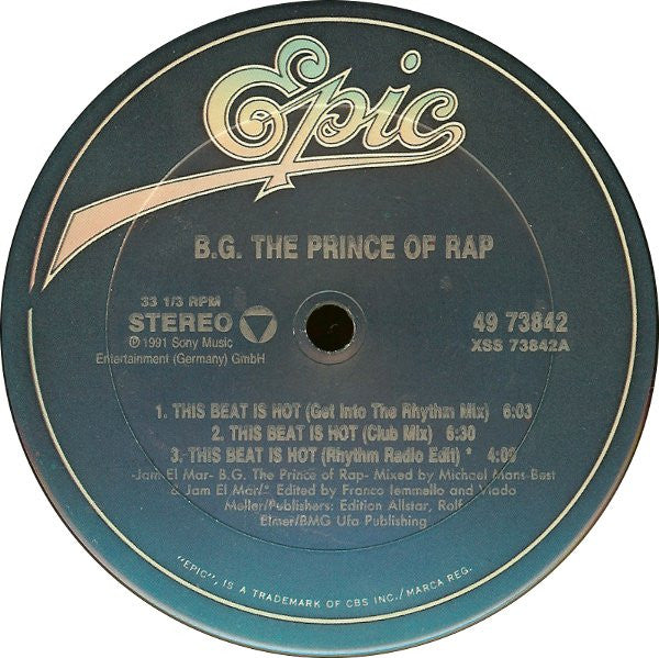 This Beat Is Hot B.G. The Prince Of Rap