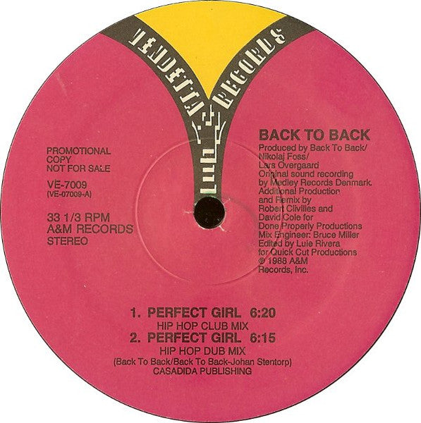 Perfect Girl Back To Back