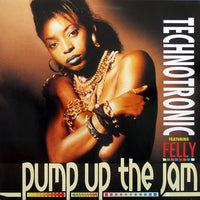 Rectangle Triangle Pump Up The Jam vinyl record album cover with colorful abstract artwork and bold typography.