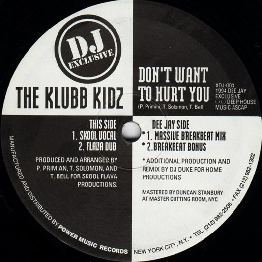 Don't Want To Hurt You