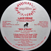 Lake Eerie - Sex 4 Daze (I Want It, You Can Get It), 12" vinyl, on Nu Groove Records (1988)