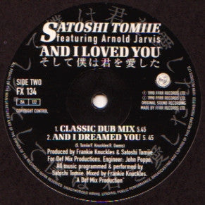 And I Loved You Satoshi Tomiie,Arnold Jarvis