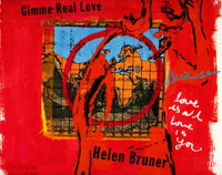 Helen Bruner - Gimme Real Love, 12" vinyl, on Cardiac Records (1991)