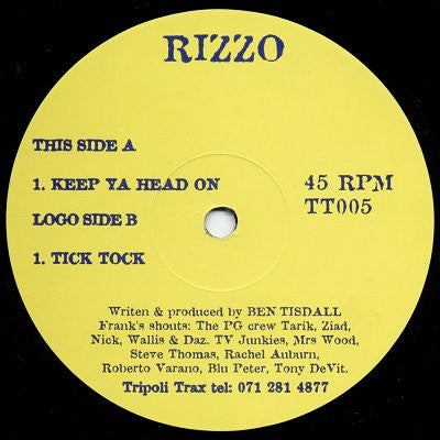 Keep Ya Head On / Tick Tock Rizzo